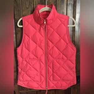 J.Crew Coral Pink Vest M